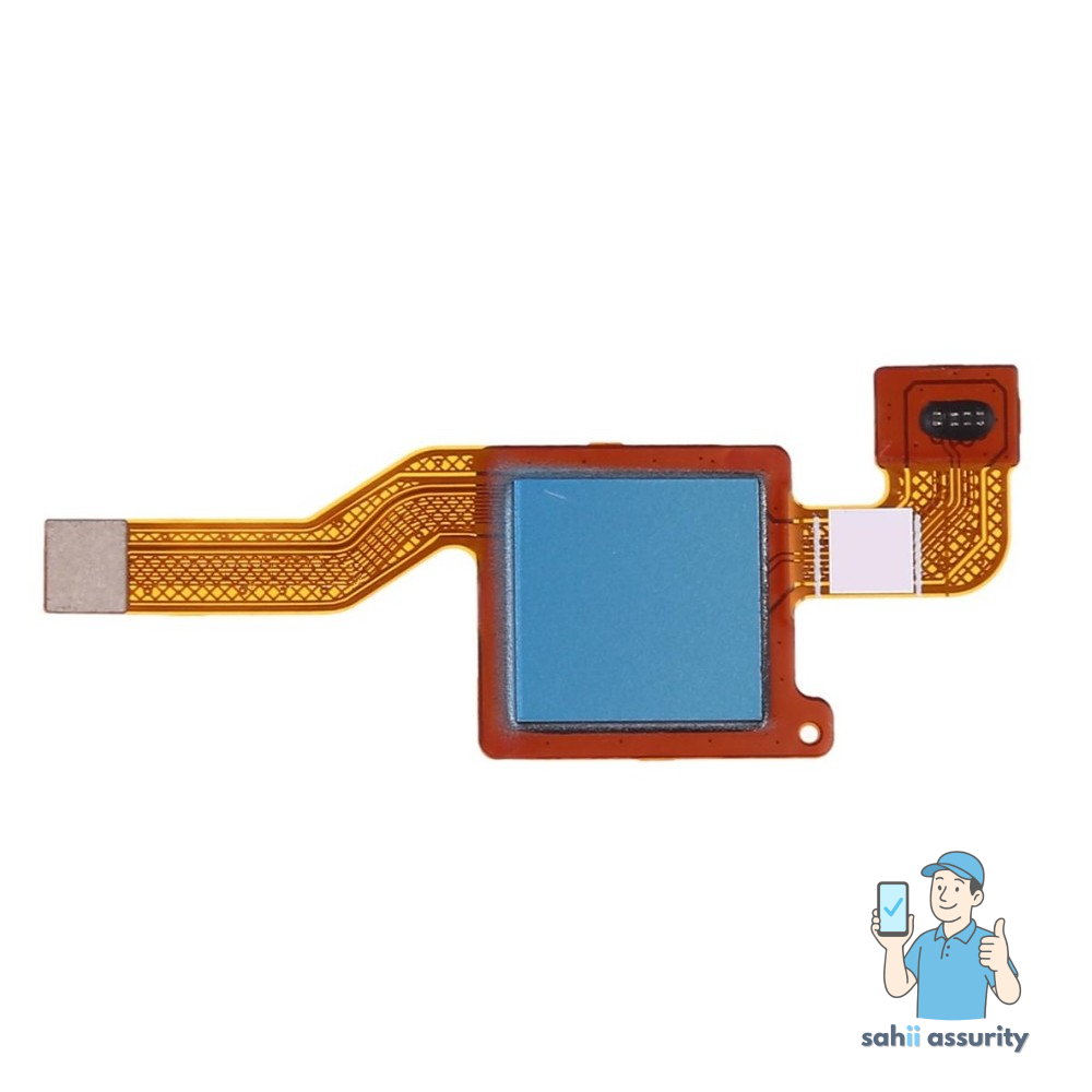 Fingerprint Sensor with Flex Cable for Xiaomi Redmi Note 5 Blue